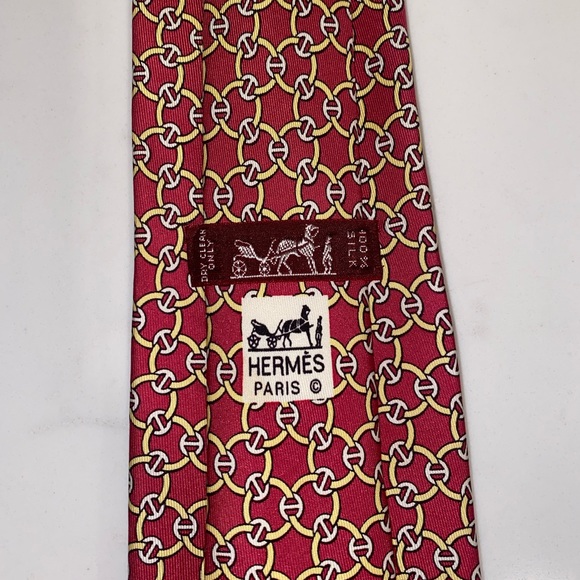 Men’s Silk Hermès Necktie - Picture 1 of 4